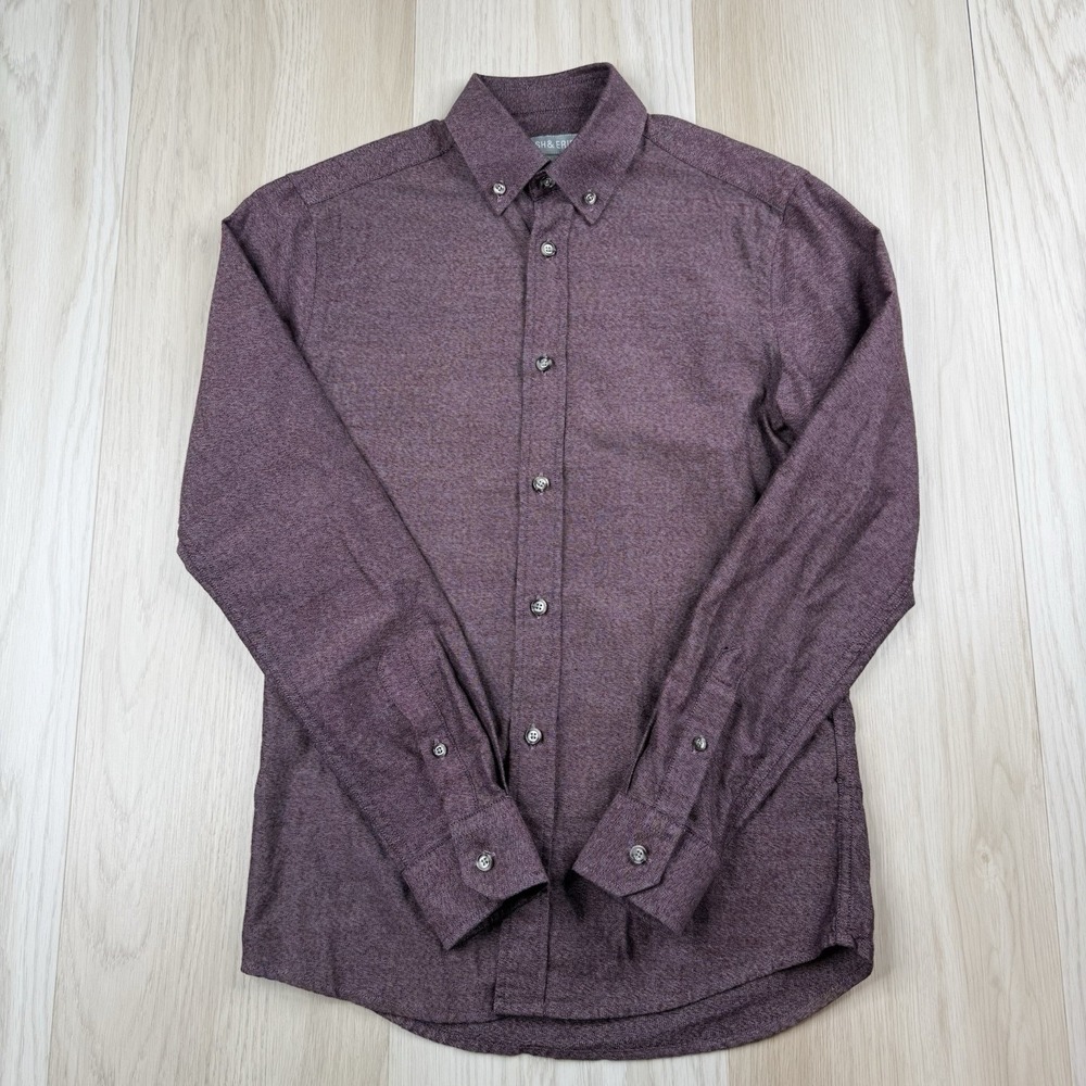 Ash & Erie Button Down Shirts Pockets Long Sleeve Standard Fit Size XS Lot Of 2 - Picture 2 of 15